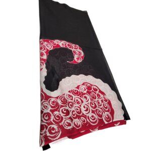 Cover Up Handpainted Cotton Batik Coverups Strapless Dress Wrapskirt Home Accent